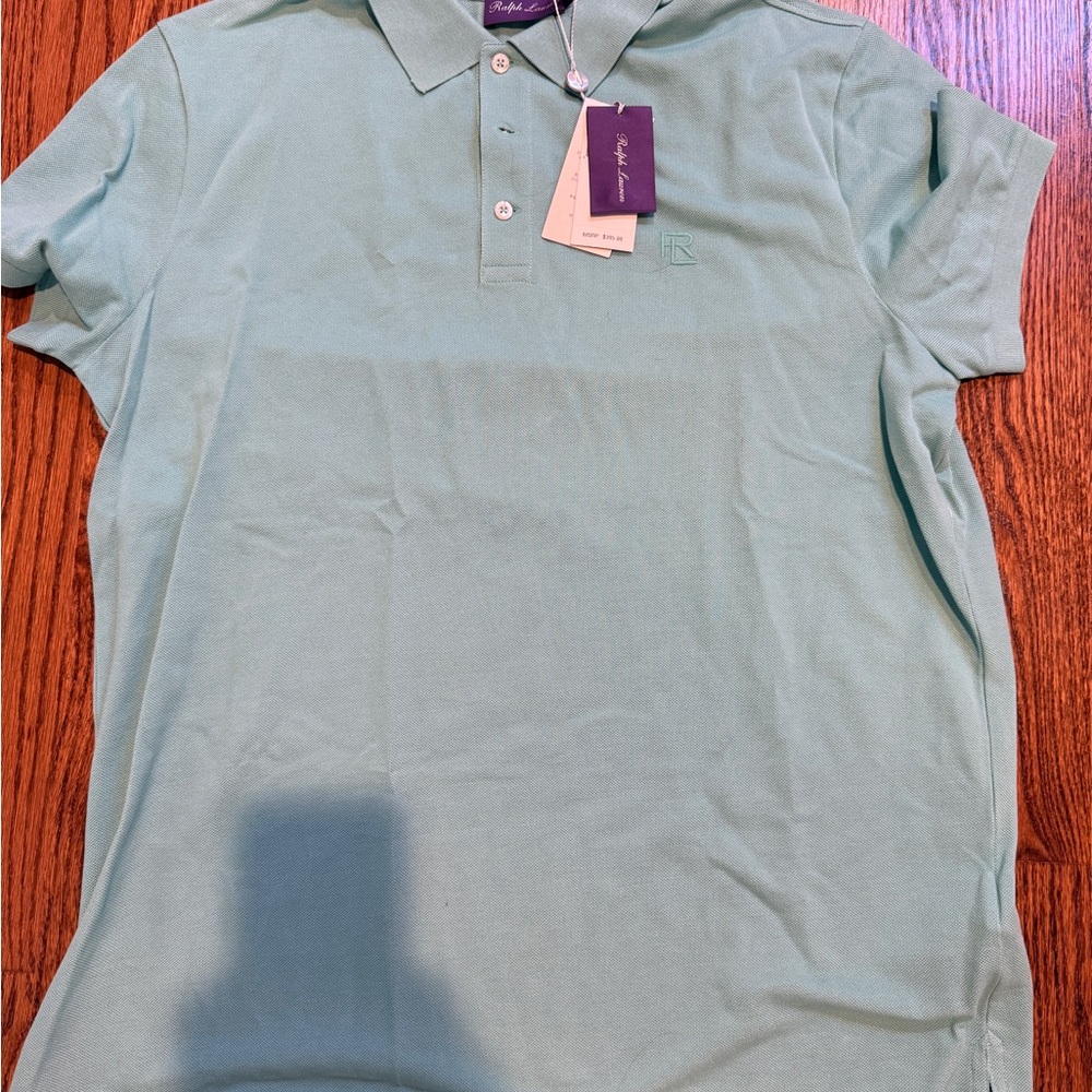 Men's Ralph Lauren Light Green Polo Shirt